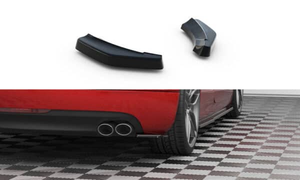 MAXTON DESIGN - Bočné spojlere zadného nárazníka ,AUDI TT 8J, Čierna lesklá