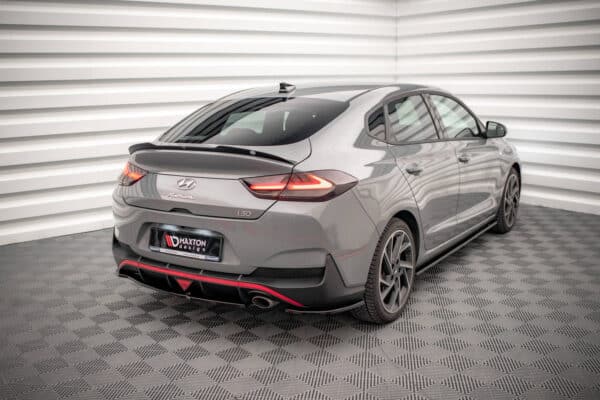 MAXTON DESIGN - Spoiler pod zadný nárazník, HYUNDAI I30 FASTBACK N-LINE MK3 FACELIFT, Čierny lesk – Obrázok 2
