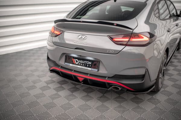MAXTON DESIGN - Spoiler pod zadný nárazník, HYUNDAI I30 FASTBACK N-LINE MK3 FACELIFT, Čierny lesk – Obrázok 5