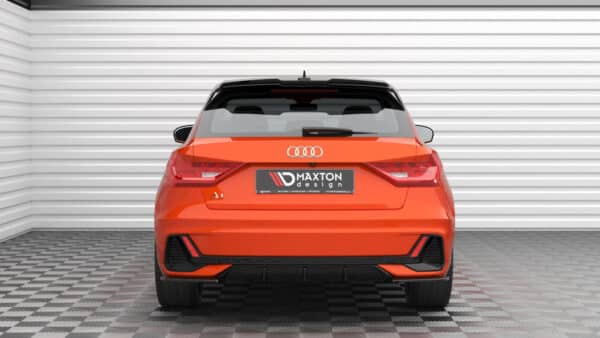 MAXTON DESIGN - Bočné spojlere zadného nárazníka V.1 ,AUDI A1 S-LINE GB, Čierna lesklá – Obrázok 2