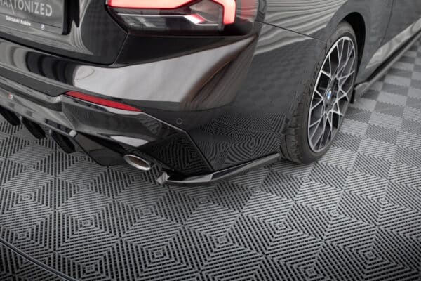 MAXTON DESIGN - Bočné spojlere zadného nárazníka V.3 ,vhodné pre BMW 2 G42, Čierna lesklá – Obrázok 3