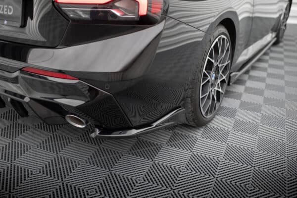MAXTON DESIGN - Bočné spojlere zadného nárazníka V.4 ,vhodné pre BMW 2 G42, Čierna lesklá – Obrázok 5