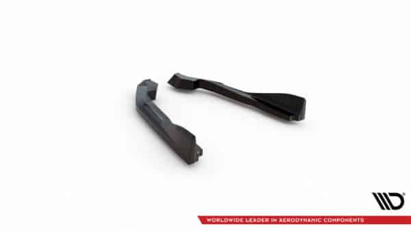 MAXTON DESIGN - Bočné spojlere zadného nárazníka V.4 ,vhodné pre BMW 2 G42, Čierna lesklá – Obrázok 3