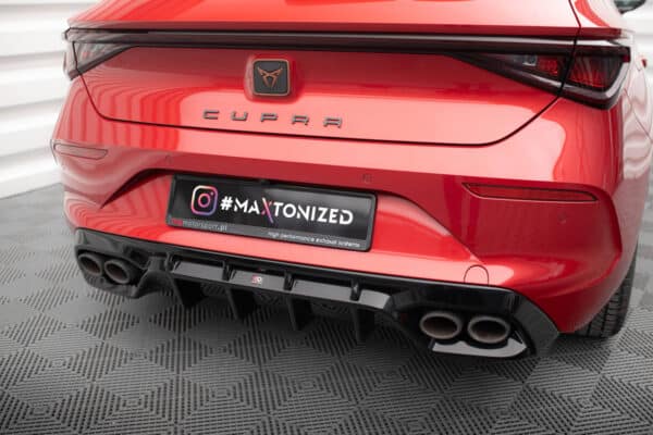 MAXTON DESIGN - Difúzor zadného nárazníka , CUPRA LEON HATCHBACK MK1, Čierny lesk – Obrázok 4
