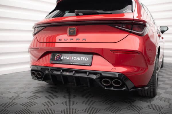 MAXTON DESIGN - Difúzor zadného nárazníka , CUPRA LEON HATCHBACK MK1, Čierny lesk – Obrázok 2