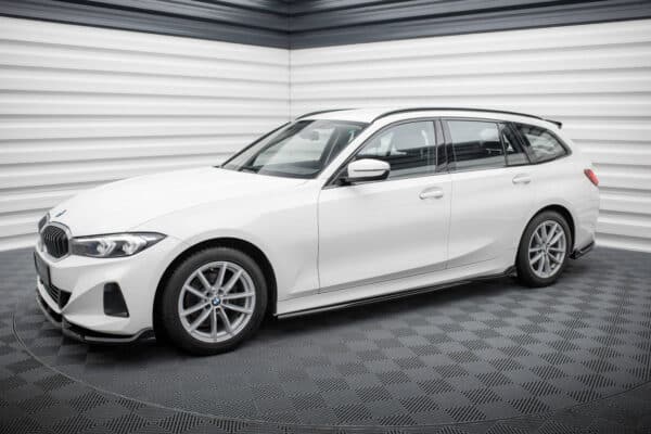 MAXTON DESIGN - Lišty pod bočné prahy ,vhodné pre BMW 3 SEDAN / TOURING G20 / G21 FACELIFT, Čierny lesk – Obrázok 3