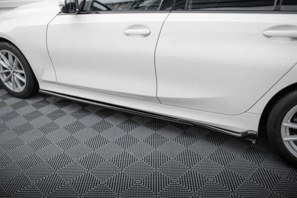 MAXTON DESIGN - Lišty pod bočné prahy ,vhodné pre BMW 3 SEDAN / TOURING G20 / G21 FACELIFT, Čierny lesk – Obrázok 4