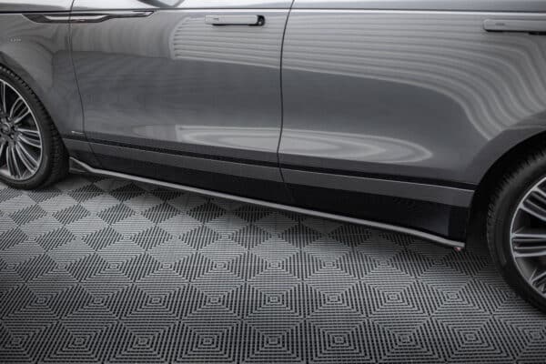 MAXTON DESIGN - Lišty pod bočné prahy, LAND ROVER RANGE ROVER VELAR R-DYNAMIC MK1 , Čierny lesk – Obrázok 4