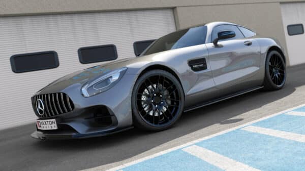 MAXTON DESIGN - Lišty pod bočné prahy, MERCEDES-AMG GT / GT S C190 FACELIFT, Čierny lesk – Obrázok 3