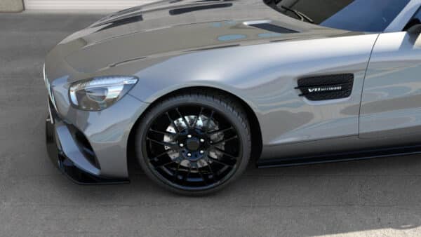MAXTON DESIGN - Lišty pod bočné prahy, MERCEDES-AMG GT / GT S C190 FACELIFT, Čierny lesk – Obrázok 2