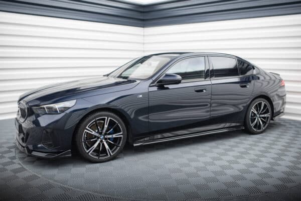 MAXTON DESIGN - Lišty pod prahy V.2, vhodné pre BMW 5 M-PACK G60, Čierny lesk – Obrázok 2