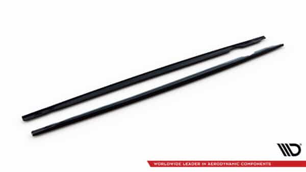 MAXTON DESIGN - Lišty pod bočné prahy v.3, VOLKSWAGEN GOLF R MK8, Čierny lesk – Obrázok 5