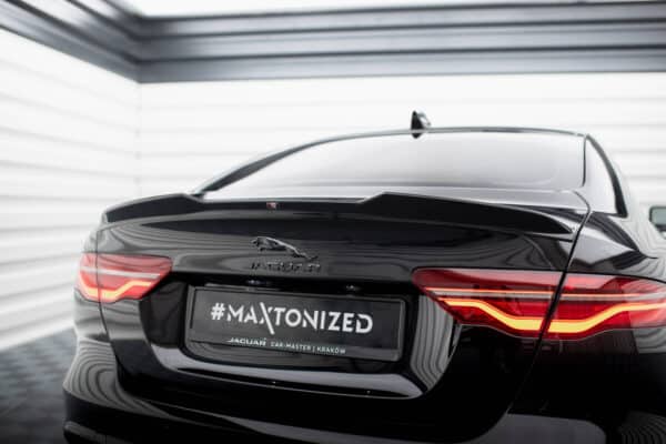 MAXTON DESIGN -Spoiler kufra 3D, JAGUAR XE X760 FACELIFT, Čierny lesk – Obrázok 3