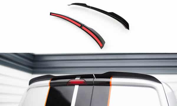 MAXTON DESIGN - Spoiler strechy, FORD TRANSIT COURIER MK1 , Čierny lesk
