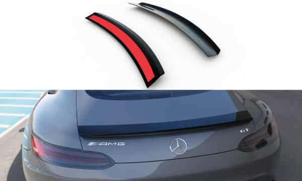 MAXTON DESIGN - Spoiler kufra , MERCEDES-AMG GT / GT S C190 FACELIFT, Čierny lesk