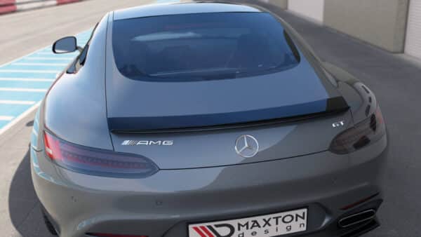 MAXTON DESIGN - Spoiler kufra , MERCEDES-AMG GT / GT S C190 FACELIFT, Čierny lesk – Obrázok 4