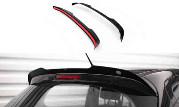 MAXTON DESIGN - Predlženie spoilera kufra , PEUGEOT 207 SPORT, Čierny lesk