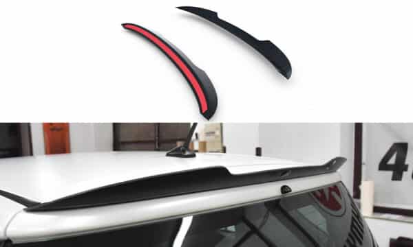 MAXTON DESIGN - Predlženie spoilera kufra, TOYOTA IQ, Čierny lesk
