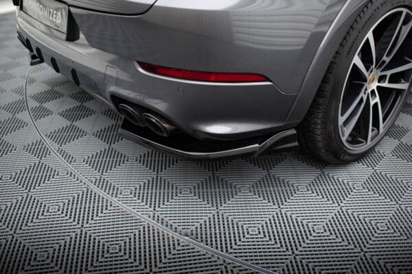 MAXTON DESIGN - Spoiler pod zadný nárazník, PORSCHE CAYENNE MK3 FACELIFT, Čierna lesklá – Obrázok 7
