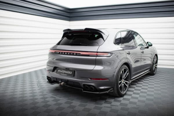 MAXTON DESIGN - Spoiler pod zadný nárazník, PORSCHE CAYENNE MK3 FACELIFT, Čierna lesklá – Obrázok 8