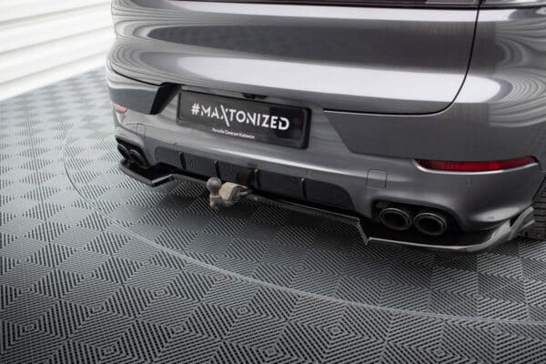 MAXTON DESIGN - Spoiler pod zadný nárazník, PORSCHE CAYENNE MK3 FACELIFT, Čierna lesklá – Obrázok 9