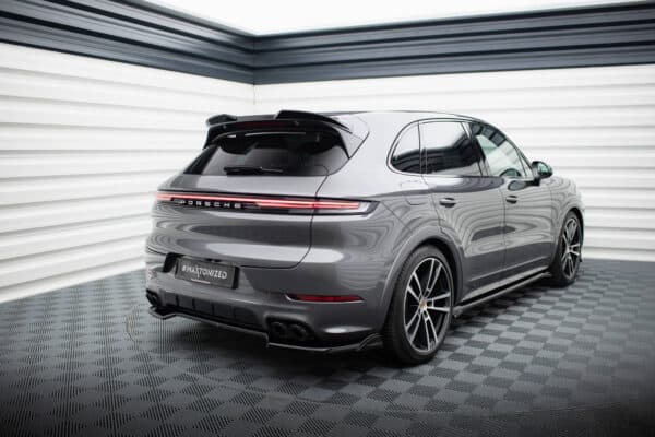 MAXTON DESIGN - Spoiler pod zadný nárazník, PORSCHE CAYENNE MK3 FACELIFT, Čierna lesklá – Obrázok 4