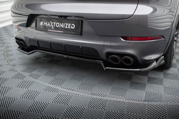 MAXTON DESIGN - Spoiler pod zadný nárazník, PORSCHE CAYENNE MK3 FACELIFT, Čierna lesklá – Obrázok 5