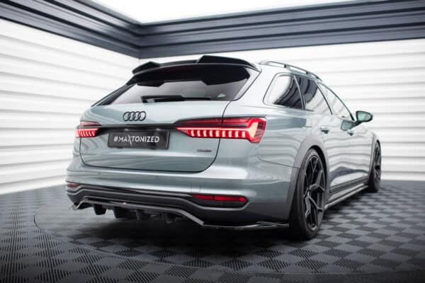 MAXTON DESIGN - Spoiler pod zadný nárazník , AUDI A6 ALLROAD C8, Čierny lesk – Obrázok 5