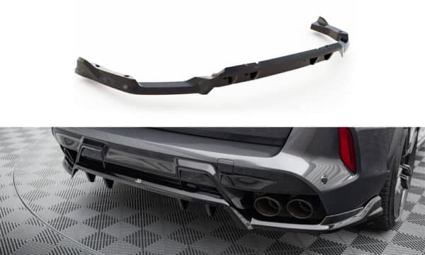 MAXTON DESIGN - Spoiler pod zadný nárazník , vhodné pre BMW X5 M F95 FACELIFT, Čierna lesklá