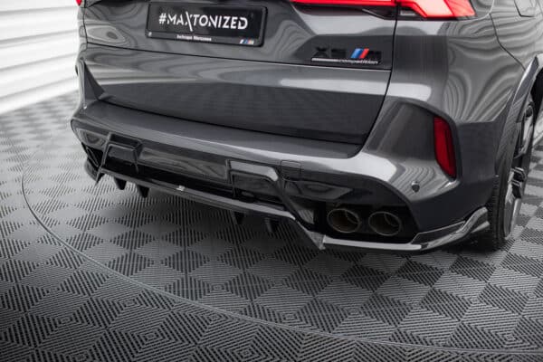 MAXTON DESIGN - Spoiler pod zadný nárazník , vhodné pre BMW X5 M F95 FACELIFT, Čierna lesklá – Obrázok 4