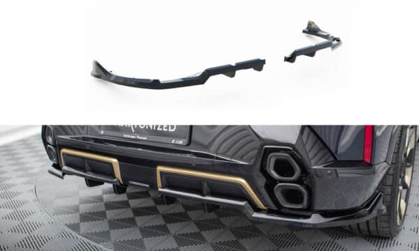 MAXTON DESIGN - Spoiler pod zadný nárazník, BMW XM G09, Čierna lesklá