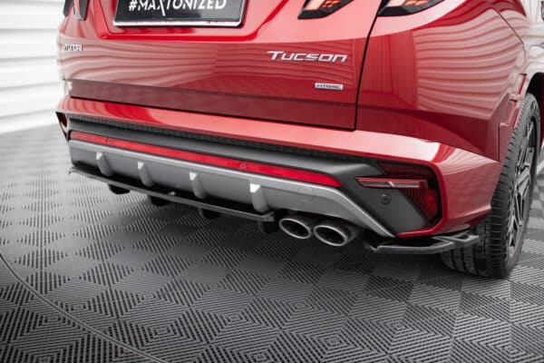 MAXTON DESIGN - Spoiler pod zadný nárazník, HYUNDAI TUCSON N-LINE MK4 ,  Čierny lesk – Obrázok 5