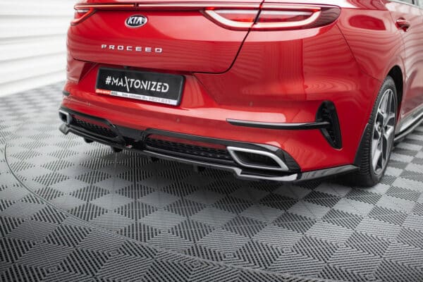 MAXTON DESIGN - Spoiler pod zadný nárazník ,KIA PROCEED GT-LINE MK1,  Čierny lesk – Obrázok 3
