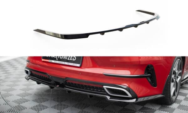MAXTON DESIGN - Spoiler pod zadný nárazník ,KIA PROCEED GT-LINE MK1,  Čierny lesk
