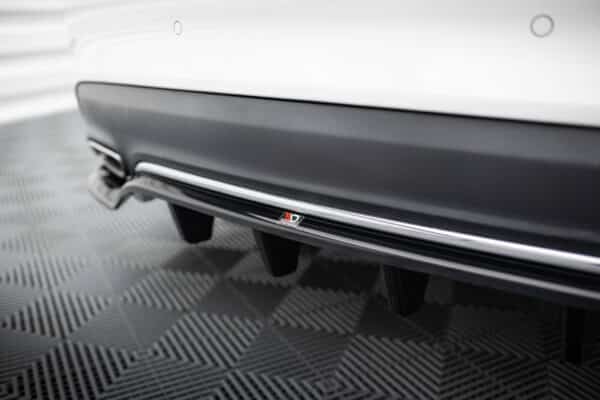 MAXTON DESIGN - Spoiler pod zadný nárazník , MERCEDES-BENZ CLA C117 FACELIFT, Čierny lesk – Obrázok 4