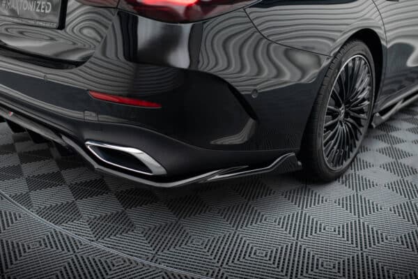 MAXTON DESIGN - Spoiler pod zadný nárazník ,MERCEDES-BENZ E AMG-LINE W214,  Čierny lesk – Obrázok 3