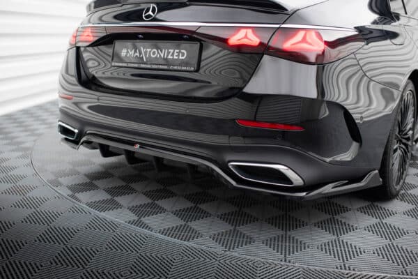 MAXTON DESIGN - Spoiler pod zadný nárazník ,MERCEDES-BENZ E AMG-LINE W214,  Čierny lesk – Obrázok 5