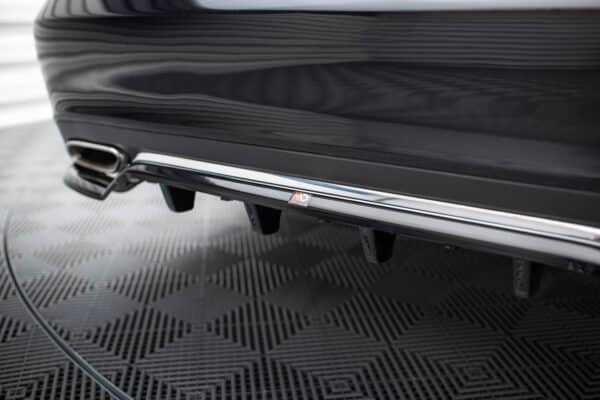 MAXTON DESIGN - Spoiler pod zadný nárazník, MERCEDES-BENZ E W212 FACELIFT,  Čierny lesk – Obrázok 3