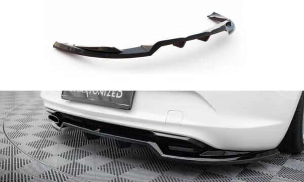 MAXTON DESIGN - Spoiler pod zadný nárazník ,OPEL CASCADA,  Čierny lesk