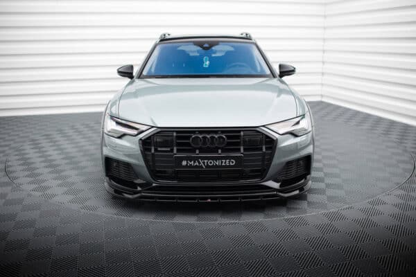 MAXTON DESIGN - Spoiler pod predný nárazník , AUDI A6 ALLROAD C8, Čierny lesk – Obrázok 2