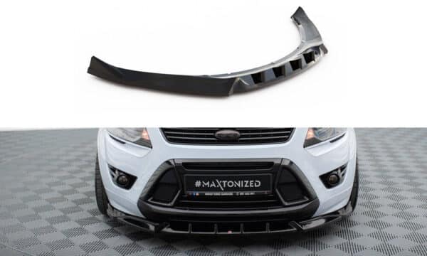 MAXTON DESIGN - Spoiler pod predný nárazník ,FORD KUGA ST MK1, Čierny lesk