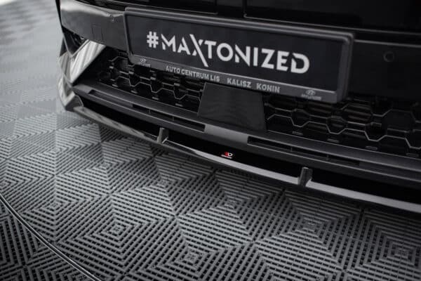 MAXTON DESIGN - Spoiler pod predný nárazník, HYUNDAI KONA N-LINE MK2, Čierny lesk – Obrázok 4