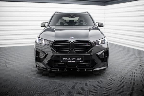 MAXTON DESIGN - Spoiler pod predný nárazník V.1 , vhodné pre BMW X5 M F95 FACELIFT, Čierna lesklá – Obrázok 3
