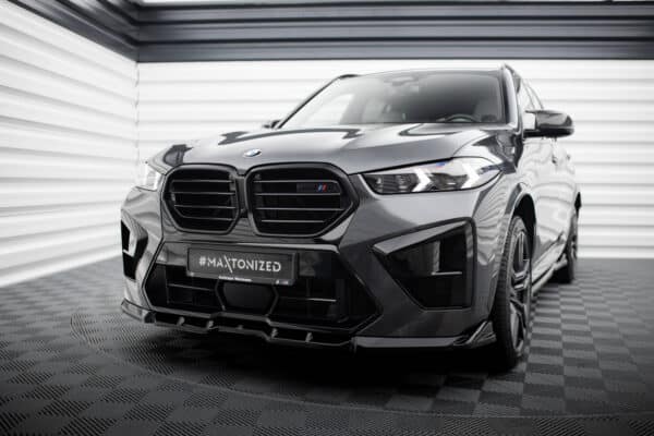 MAXTON DESIGN - Spoiler pod predný nárazník V.1 , vhodné pre BMW X5 M F95 FACELIFT, Čierna lesklá – Obrázok 4