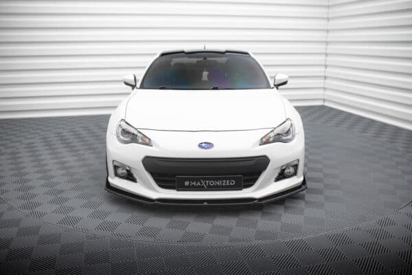 MAXTON DESIGN - Spoiler pod predný nárazník V.1 + Splitre  ,SUBARU BRZ, Čierny lesk – Obrázok 3