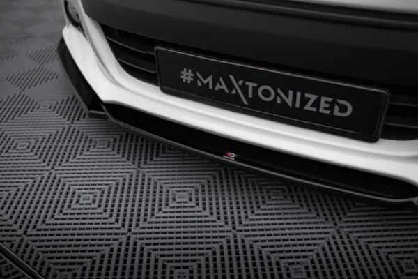 MAXTON DESIGN - Spoiler pod predný nárazník V.1 + Splitre  ,SUBARU BRZ, Čierny lesk – Obrázok 5