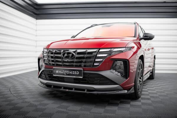 MAXTON DESIGN - Spoiler pod predný nárazník V.1, HYUNDAI TUCSON N-LINE MK4 ,  Čierny lesk – Obrázok 4