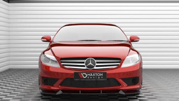 MAXTON DESIGN - Spoiler pod predný nárazník V.1 ,MERCEDES-BENZ CL 63 AMG C216,  Čierny lesk – Obrázok 3