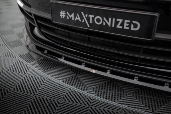 MAXTON DESIGN - Spoiler pod predný nárazník V.1 , PORSCHE PANAMERA E-HYBRID 971, Čierna lesklá – Obrázok 3