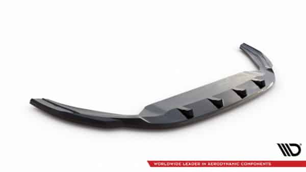 MAXTON DESIGN - Spoiler pod predný nárazník V.1 , VOLKSWAGEN POLO GTI MK6 FACELIFT , Čierny lesk – Obrázok 6